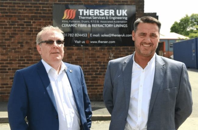 Matthew Pound and Neil Mack of Therser UK