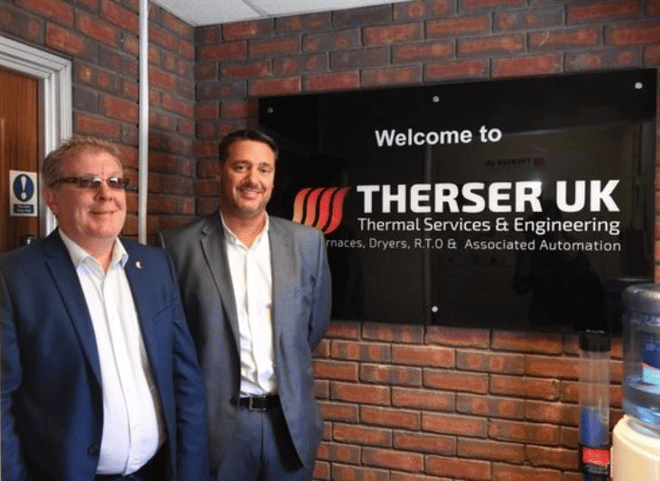 Matthew Pound and Neil Mack of Therser UK