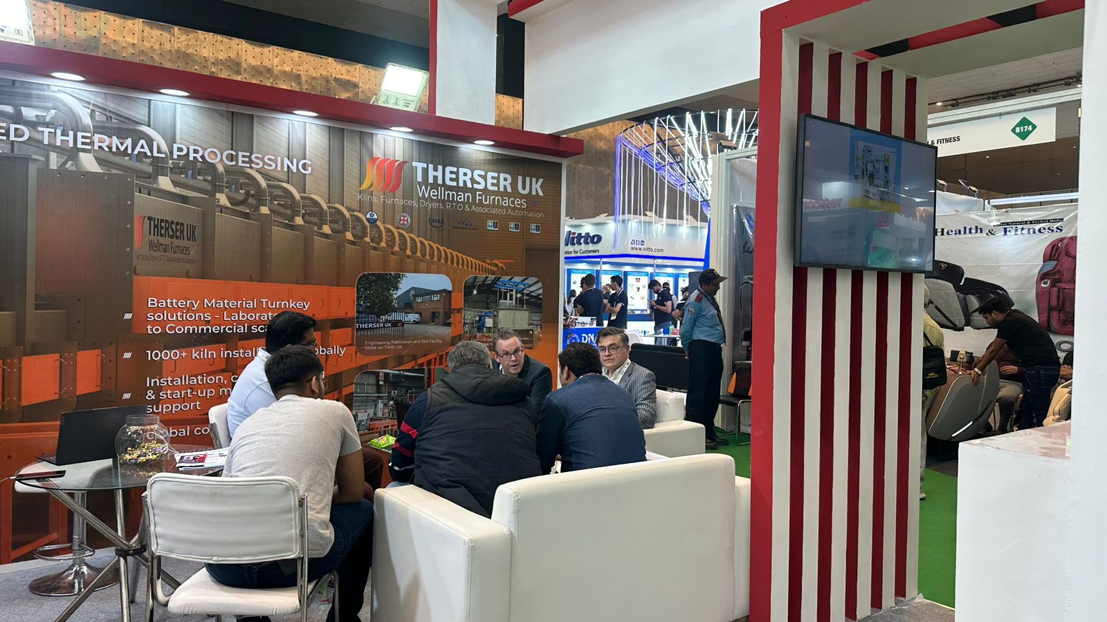 Exciting Connections and Turnkey Solutions: THERSER UK Shines at Battery Expo India 2024