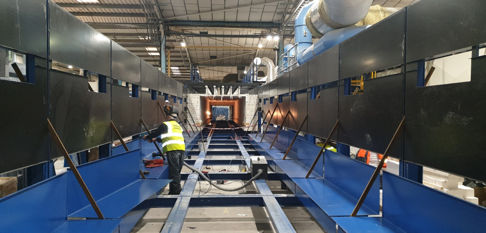 THERSER UK’S PROGRESSION ON CHURCHILL NEW FAST FIRE TUNNEL KILN