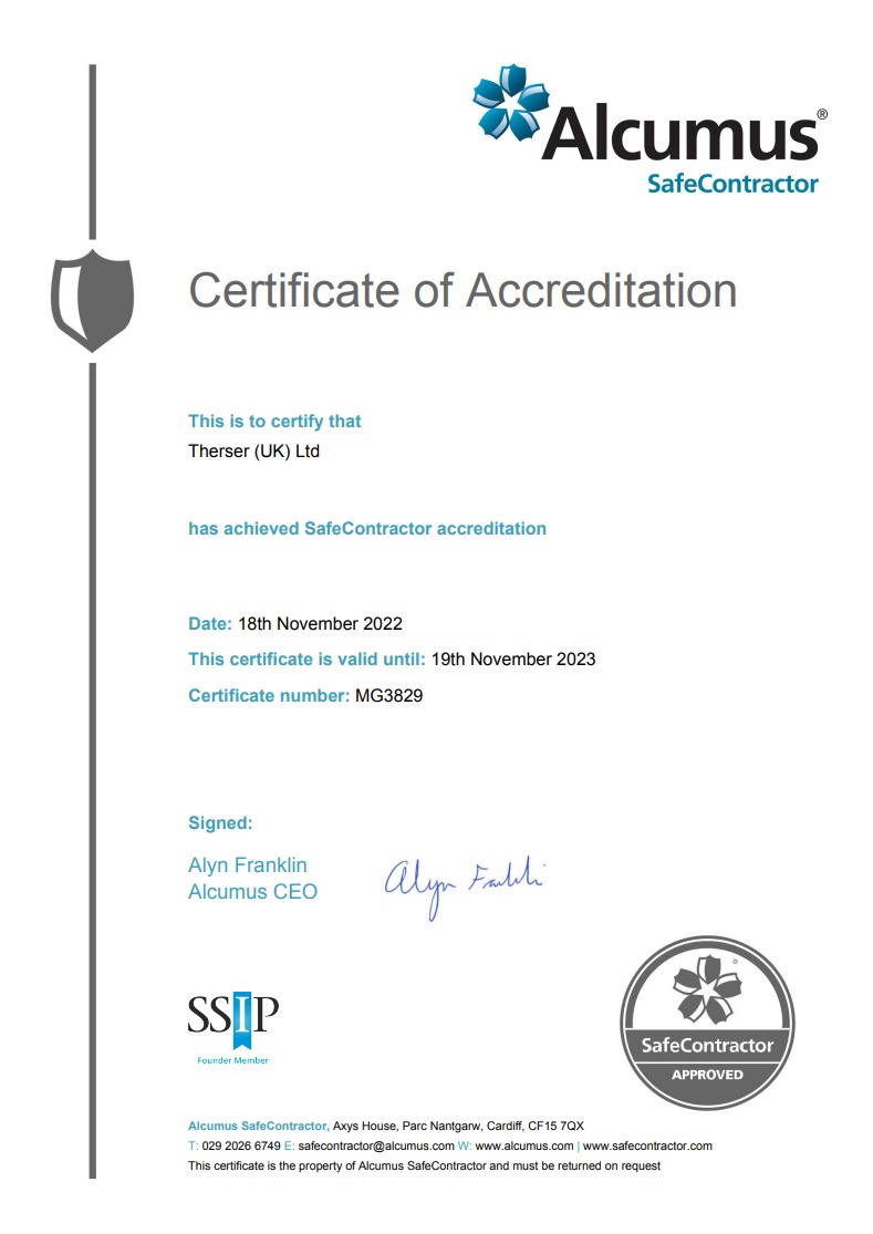 Successfully Reapproved SafeContractor Accreditation.