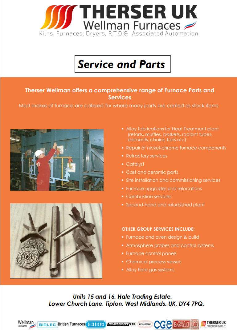 Therser Wellman: Your One-Stop Solution for Furnace Parts and Services